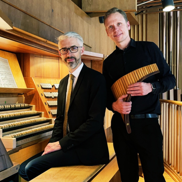 Sebastian Pachel, Panflöte; Holger Gehring, Orgel