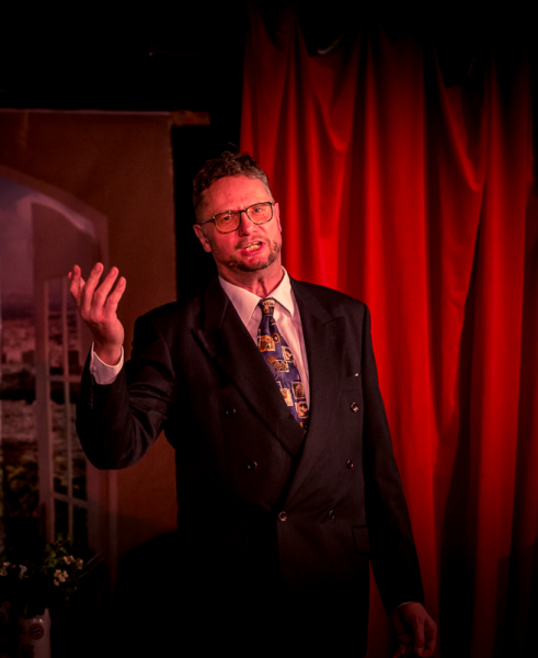 Harald Kleine Kracht auf der Bühne